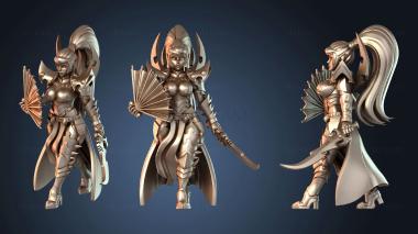3D model Minigames Space Elf Archon Anime Figurine (STL)