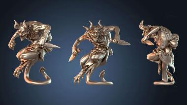 3D model Mischievous Imps with Daggers (STL)