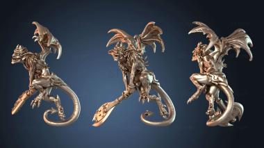 3D model Mischievous Impswith an Axe (STL)