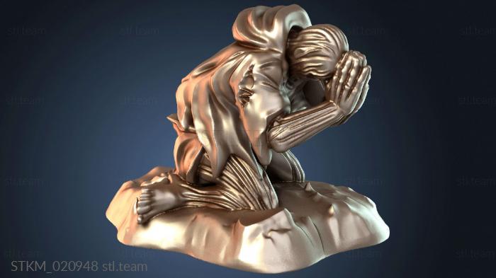 Статуэтки герои, монстры и демоны Monk Statueprayer Obedient