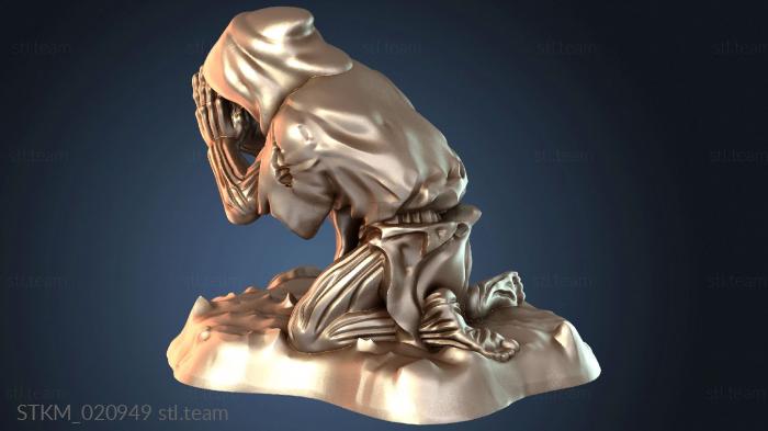 Статуэтки герои, монстры и демоны Monk Statueprayer