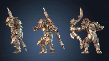 3D model Moria Orcs orc (STL)