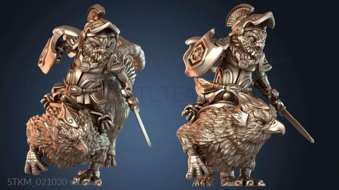 Статуэтки герои, монстры и демоны Грифон на коне