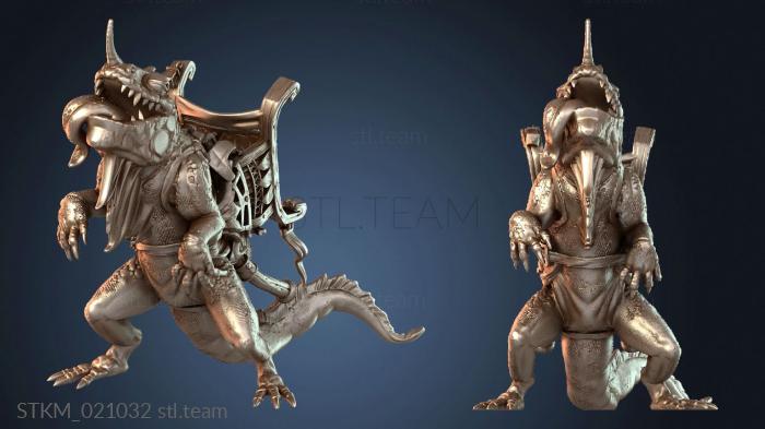 Статуэтки герои, монстры и демоны Навесная ящерица Крепление C