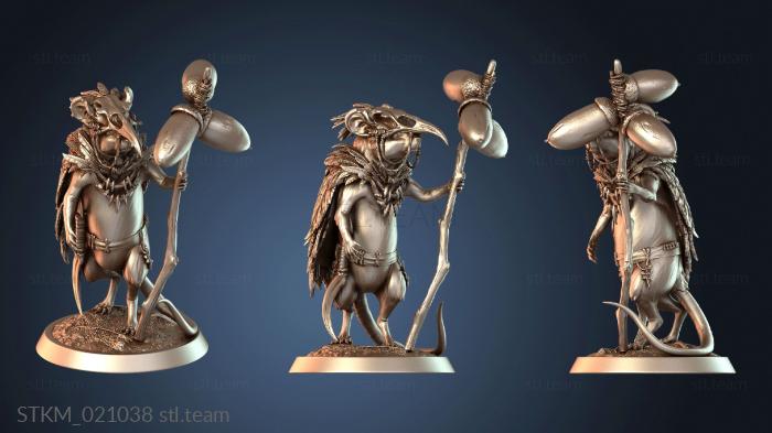 Статуэтки герои, монстры и демоны Мышь-палка Шаман