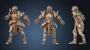 3D модель Мускулистый Голем Кричит (STL)