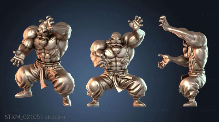 Статуэтки герои, монстры и демоны Легендарная скульптура Muscle Master Roshi