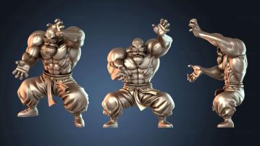 3D модель Легендарная скульптура Muscle Master Roshi (STL)