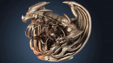 3D model Natsu and Igneel (STL)