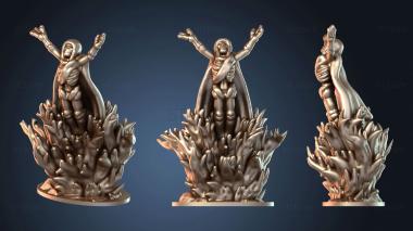 3D model Necromancien dans les flammes (STL)