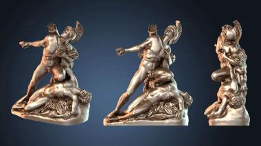 3D model Nisus et Euryale Jean Baptiste Roman Louvre Paris France (STL)
