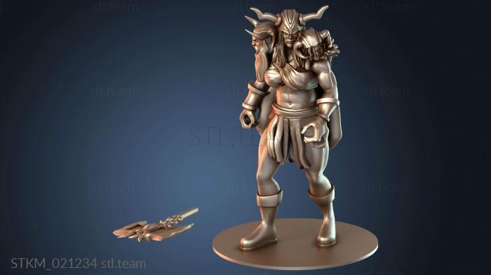 Статуэтки герои, монстры и демоны One for Shapeways