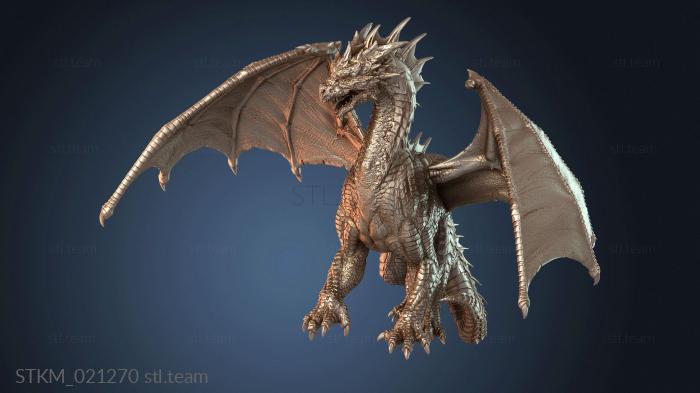 Статуэтки герои, монстры и демоны Orconspiracy Enemies Orguss the Tall Green Dragon One