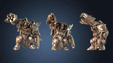 3D модель Оркбоссреддит Босс с Когтями и Стрелой (STL)