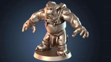 3D модель Оркриг с позами и смесью Boi Builder (STL)