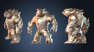 3D модель Сова-медведь (STL)