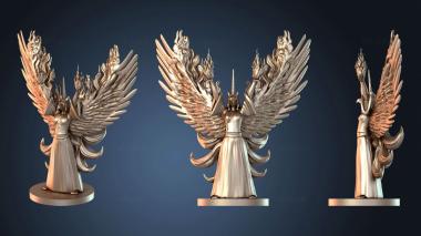 3D model Phoenix Unicorn Six Tail Masked Fire Sorceress (STL)