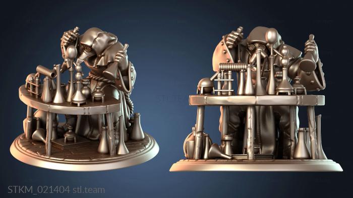 Статуэтки герои, монстры и демоны Вариант химии Чумного Доктора