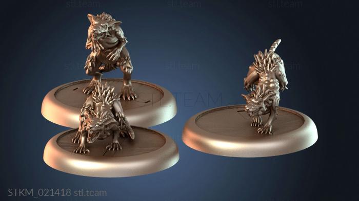 Статуэтки герои, монстры и демоны Plague Rats Cult Yurei