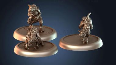 3D model Plague Rats Cult Yurei (STL)