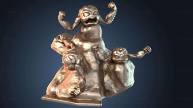 3D model Pokemon Geodude Diorama (STL)
