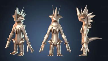 3D модель Pokemon Toxel Evolution Toxicit (STL)