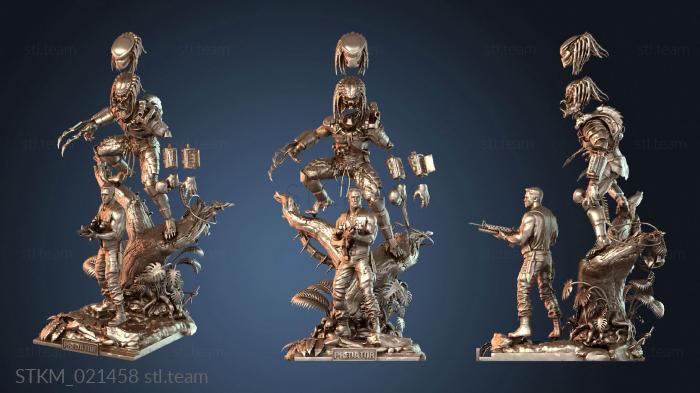 Статуэтки герои, монстры и демоны Хищник и вариант голландской диорамы