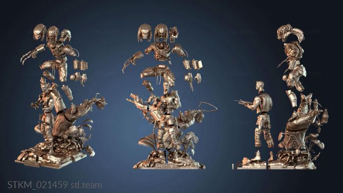 Статуэтки герои, монстры и демоны Хищник и голландская диорама Fierce