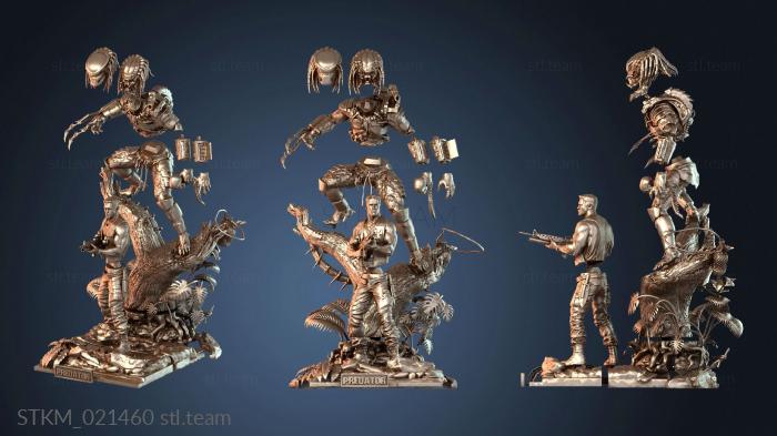 Статуэтки герои, монстры и демоны Хищник и голландская диорама