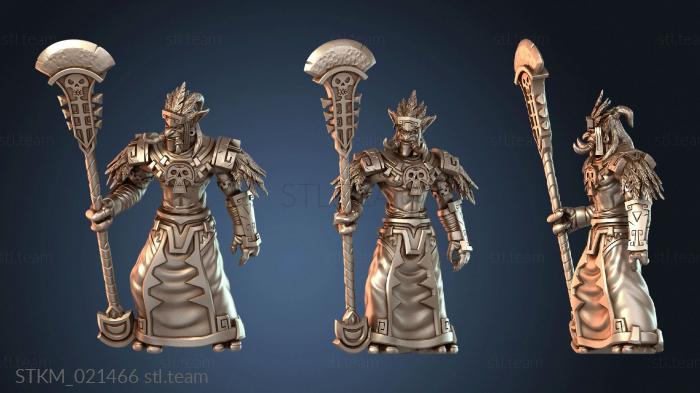 Статуэтки герои, монстры и демоны Жрец с посохом Занд Тролль