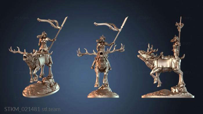 Статуэтки герои, монстры и демоны Princess Nave Hero Khra on Stag