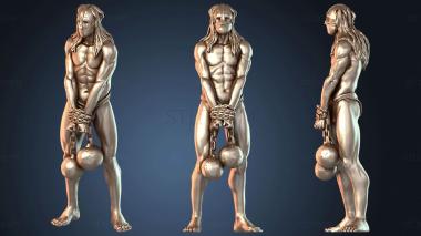 3D модель Заключенный, устроивший тюремный бунт (STL)