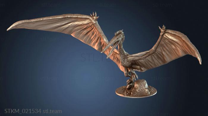 Статуэтки герои, монстры и демоны Quetzalcoatlus Angry