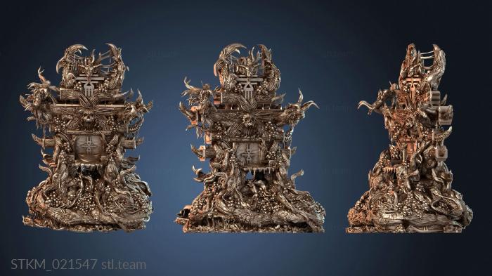 Статуэтки герои, монстры и демоны Трон Бога Ярости