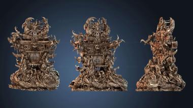 3D модель Трон Бога Ярости (STL)