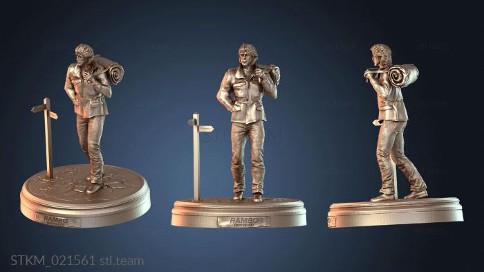 Статуэтки герои, монстры и демоны Рэмбо Блад Альфредо Эссе Лецца