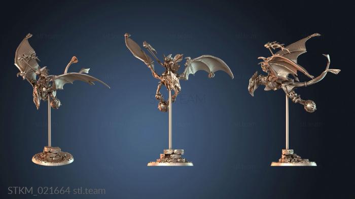 Статуэтки герои, монстры и демоны Свирепые наездники на рамфодонах