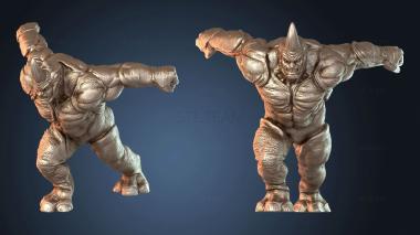3D model Rhino from Spiderman Statue (STL)