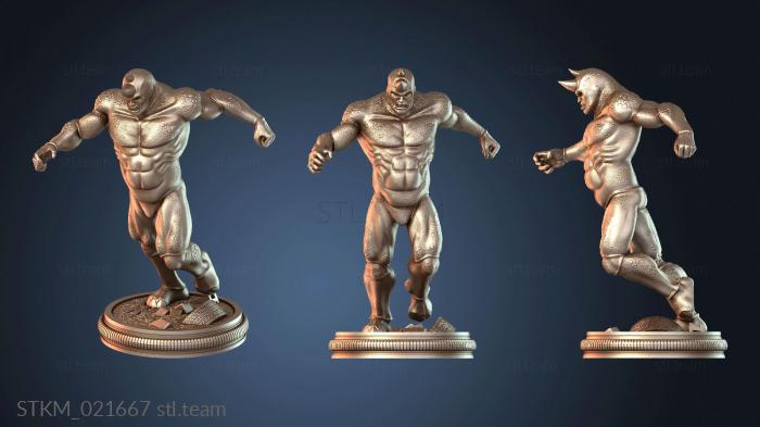 Статуэтки герои, монстры и демоны Носорог-дикарь