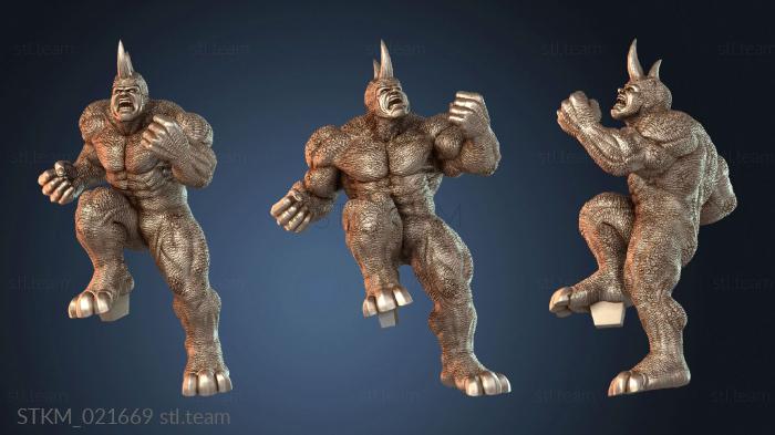 Статуэтки герои, монстры и демоны Носорог R