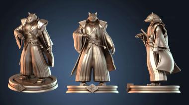 3D model Sajin Komamura (STL)