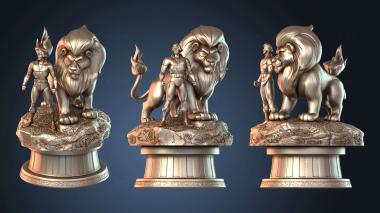 3D model Samson and Goliath (STL)