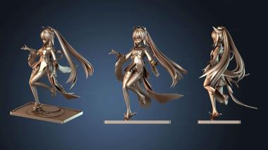 3D model Sangonomiya Kokomi Genshin Impact (STL)