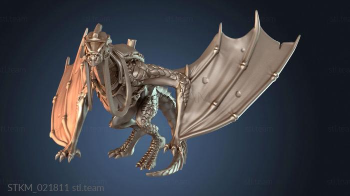 Статуэтки герои, монстры и демоны Scarcrest Kobolan Wyvern Cavalier Commander