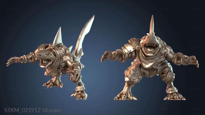 Статуэтки герои, монстры и демоны Shark Lizard Azure