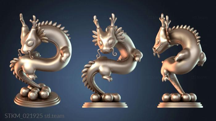 Статуэтки герои, монстры и демоны Shenron and Goku Dragon Ball