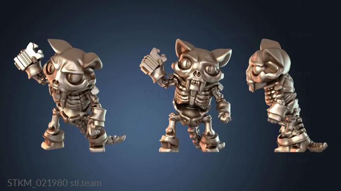 Статуэтки герои, монстры и демоны Skelle Kat Horde Taser