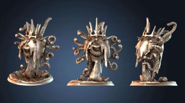 3D model Skull and Death Beholder Tyrant Abyssal (STL)