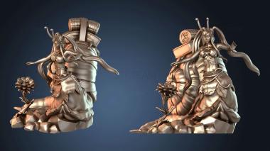 3D модель Улитка-девочка мирная (STL)