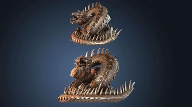 3D model Snake Guardian (STL)